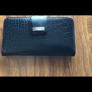 Nine West Black Checkbook Wallet, Unused